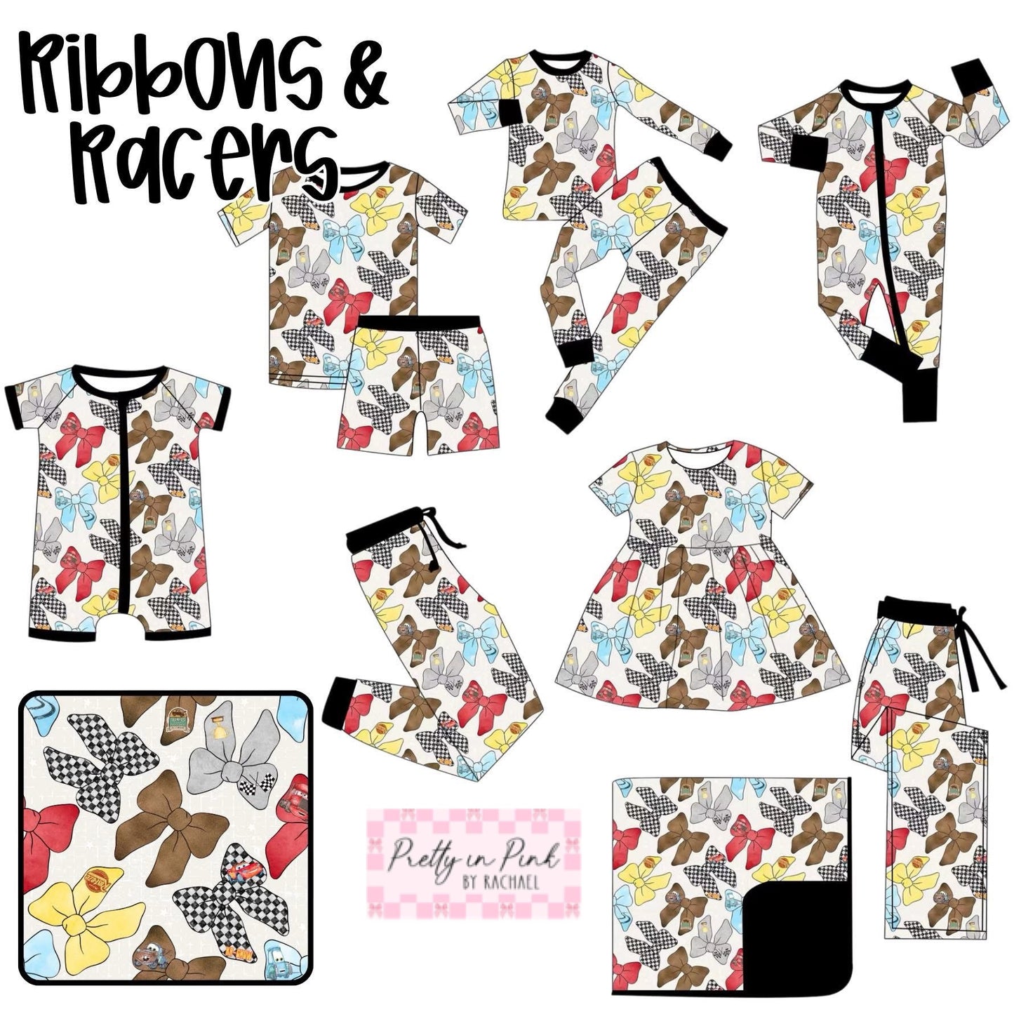 RIBBONS & RACERS - KIDS STYLES - SHIPS JUNE