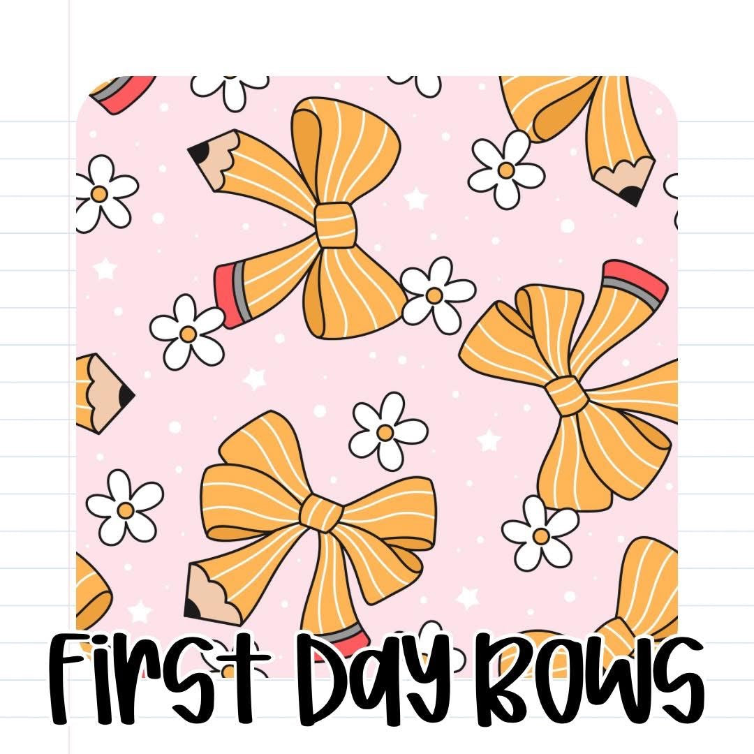 FIRST DAY BOWS - ADULT - SHIPS JULY