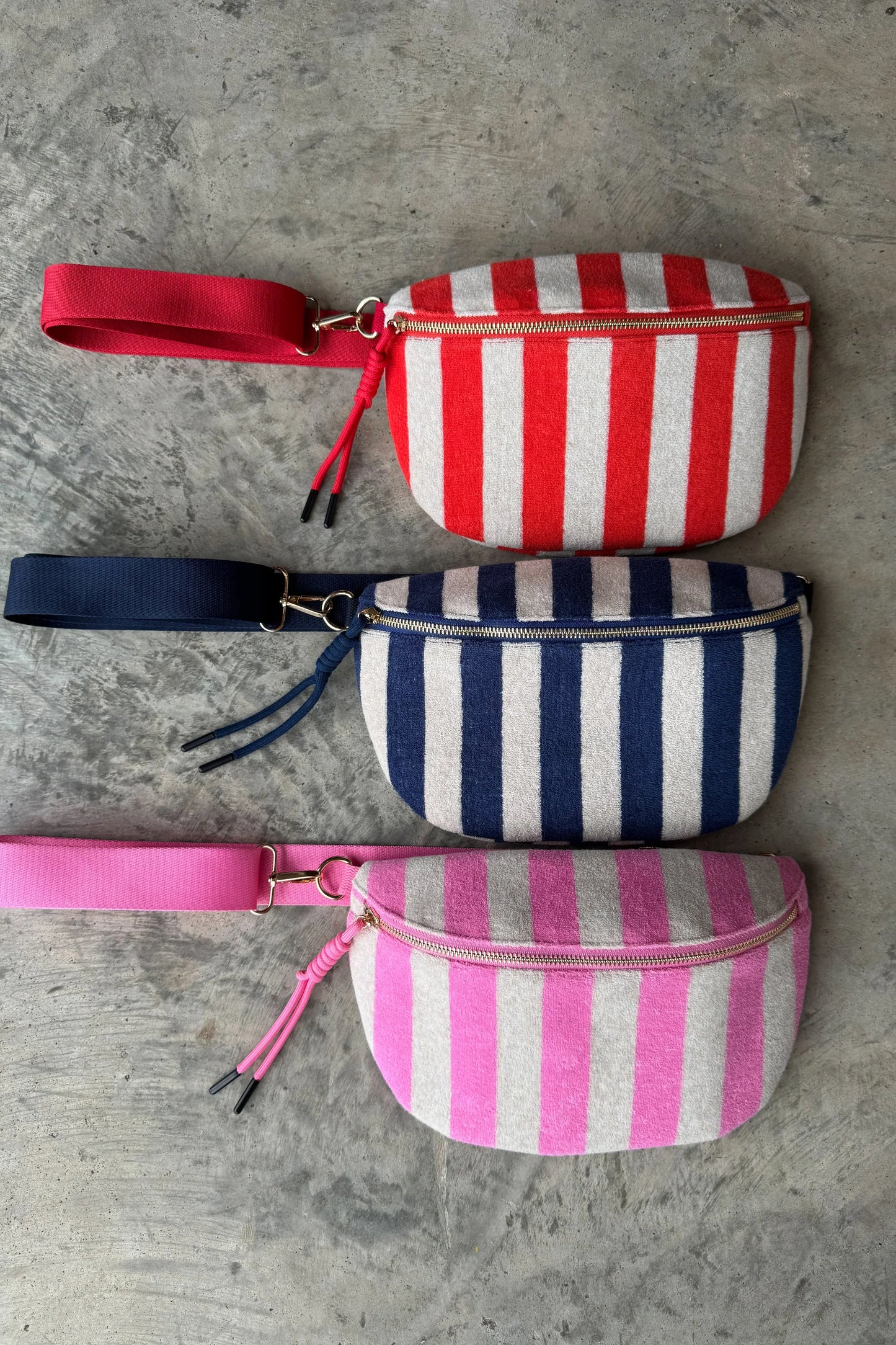 PREORDER: Stripe Terry Bum Bag