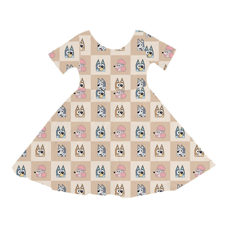 Everyday Friends Round Four | Checkered Dogs - Twirl Dress [PREORDER - ships FEBRUARY]