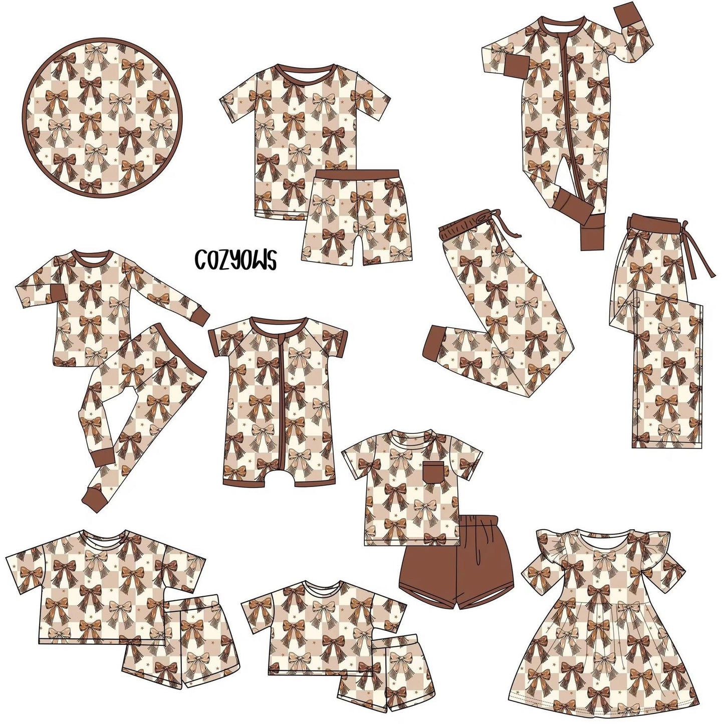 LEATHER BOWS - ADULT STYLES - SHIPS JUNE