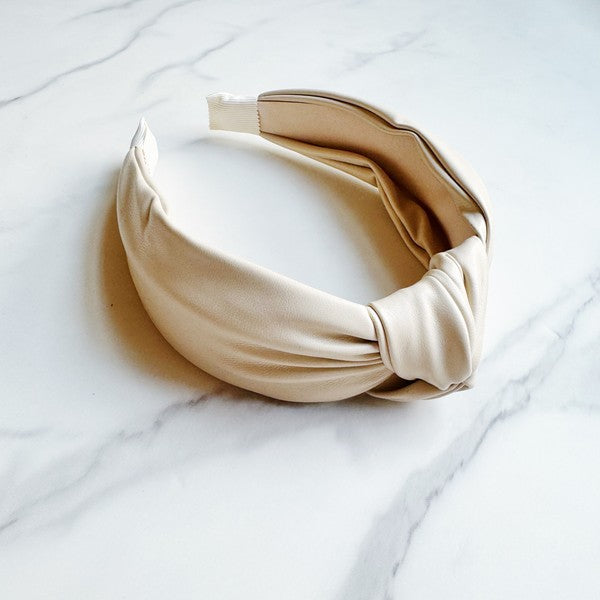 Leather Better Knotted Headband