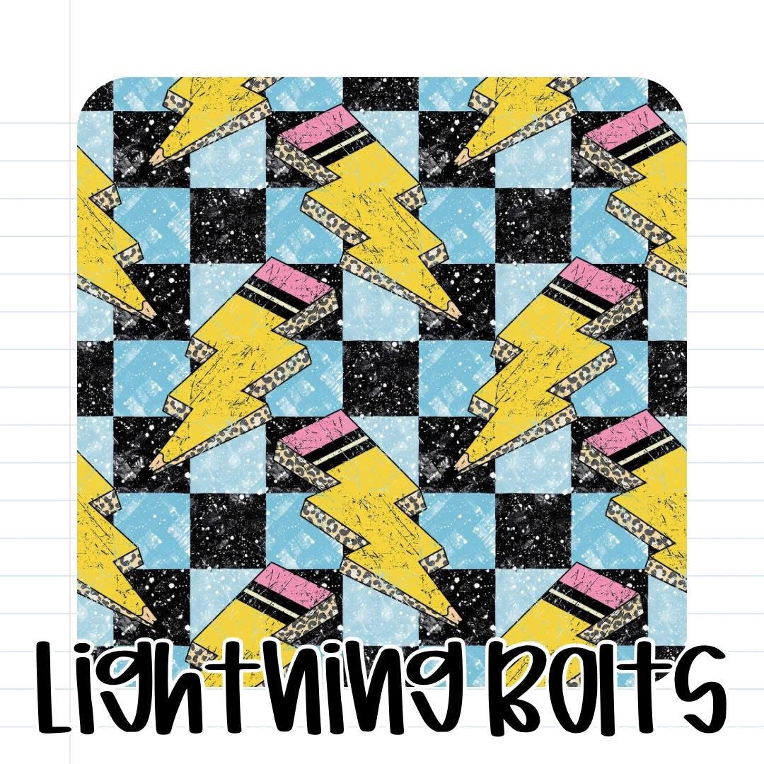 LIGHTNING BOLTS - ADULT - SHIPS JULY