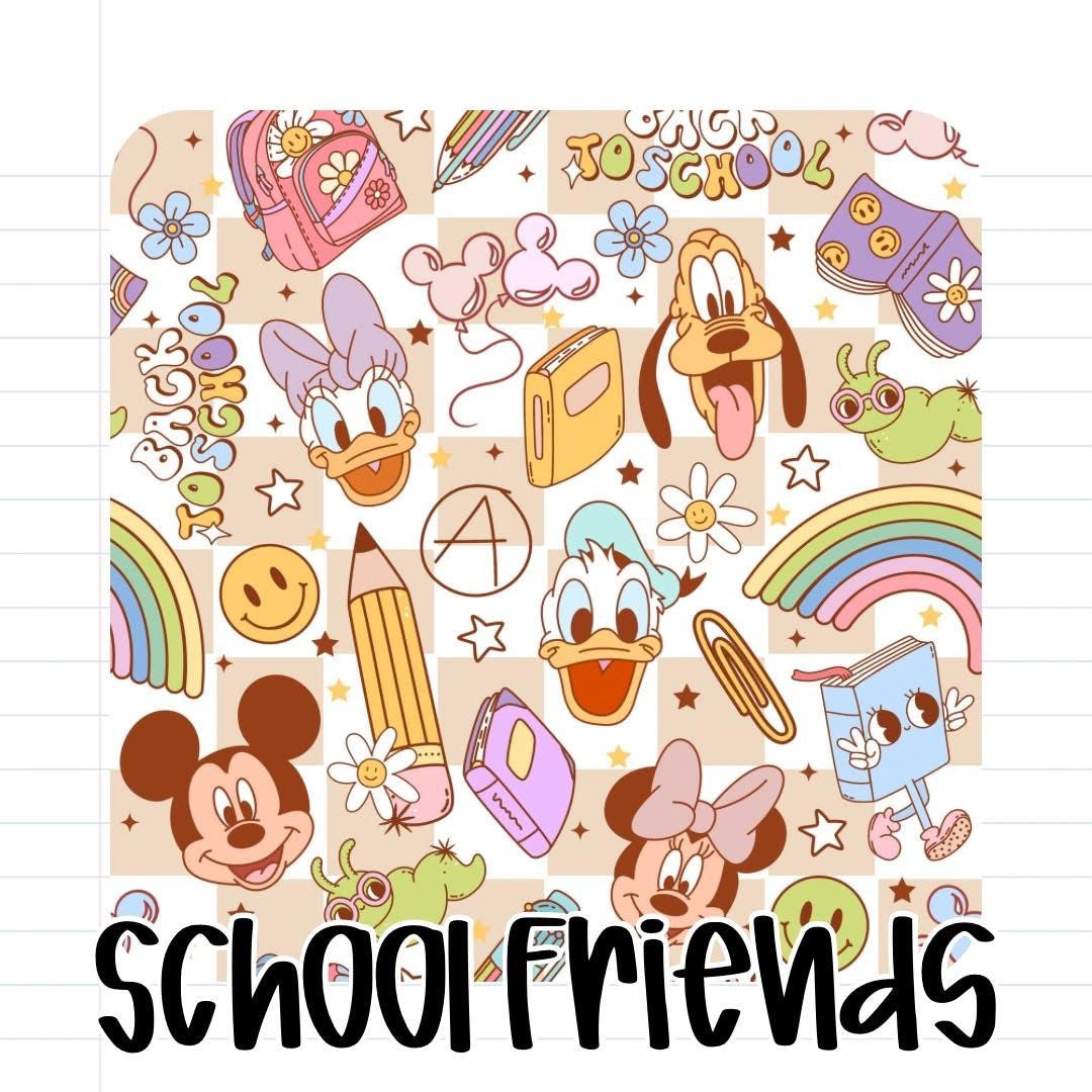 SCHOOL FRIENDS - ADULT - SHIPS JULY