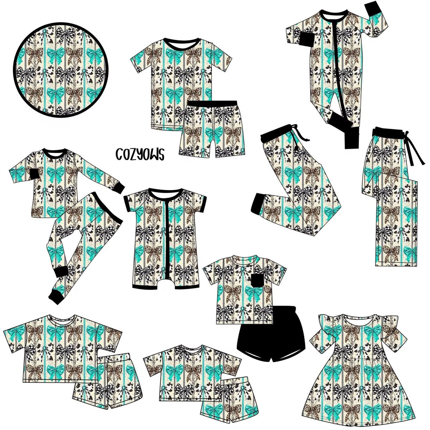 RODEO BOWS - ADULT STYLES - SHIPS JUNE
