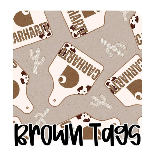 BROWN TAGS - KIDS STYLES - SHIPS JUNE