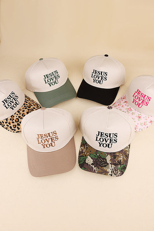 Zenana Jesus Loves You Hat