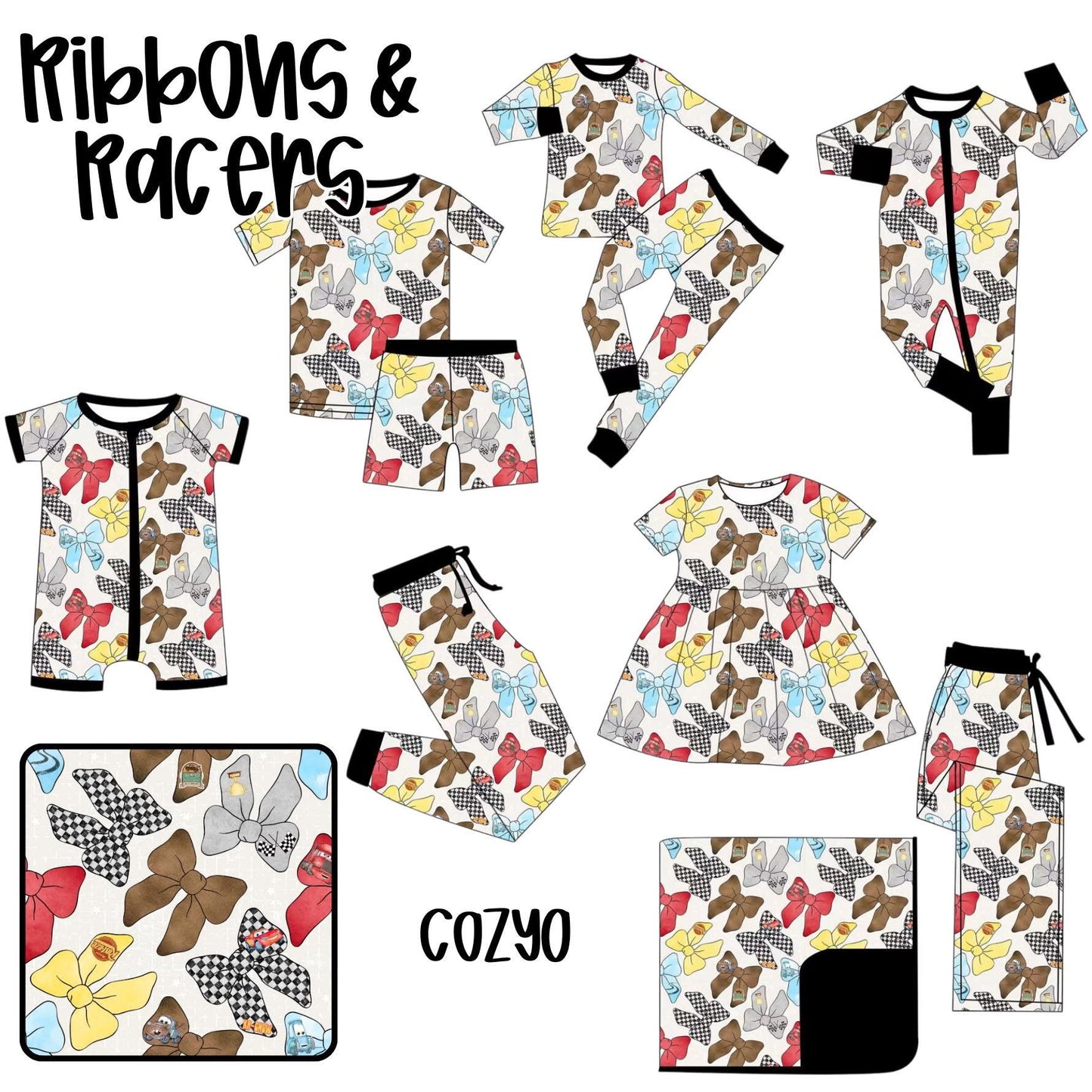 RIBBONS & RACERS - ADULT STYLES - SHIPS JUNE