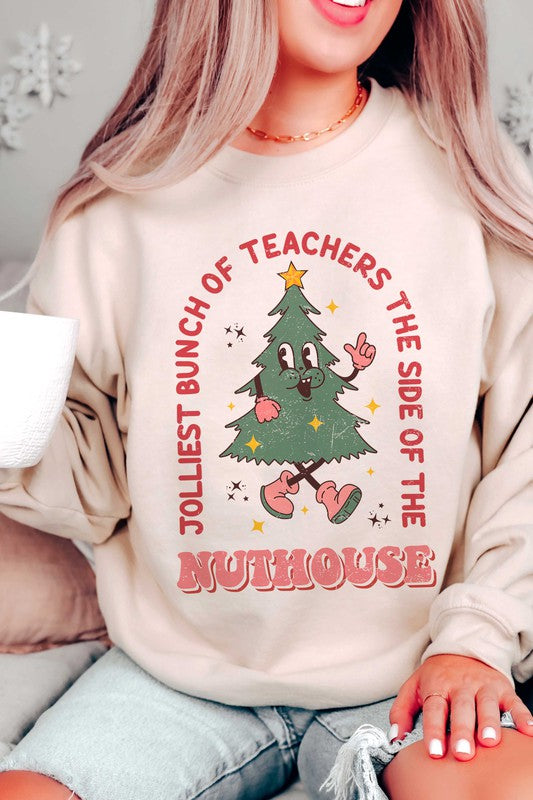 JOLLIEST BUNCH OF TEACHERS Graphic Sweatshirt